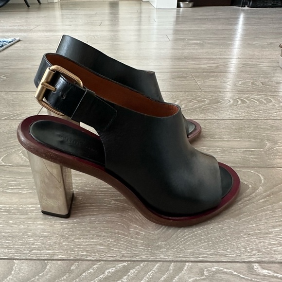 Celine Slingback Black Heels by Pheobe Philo - Picture 4 of 10